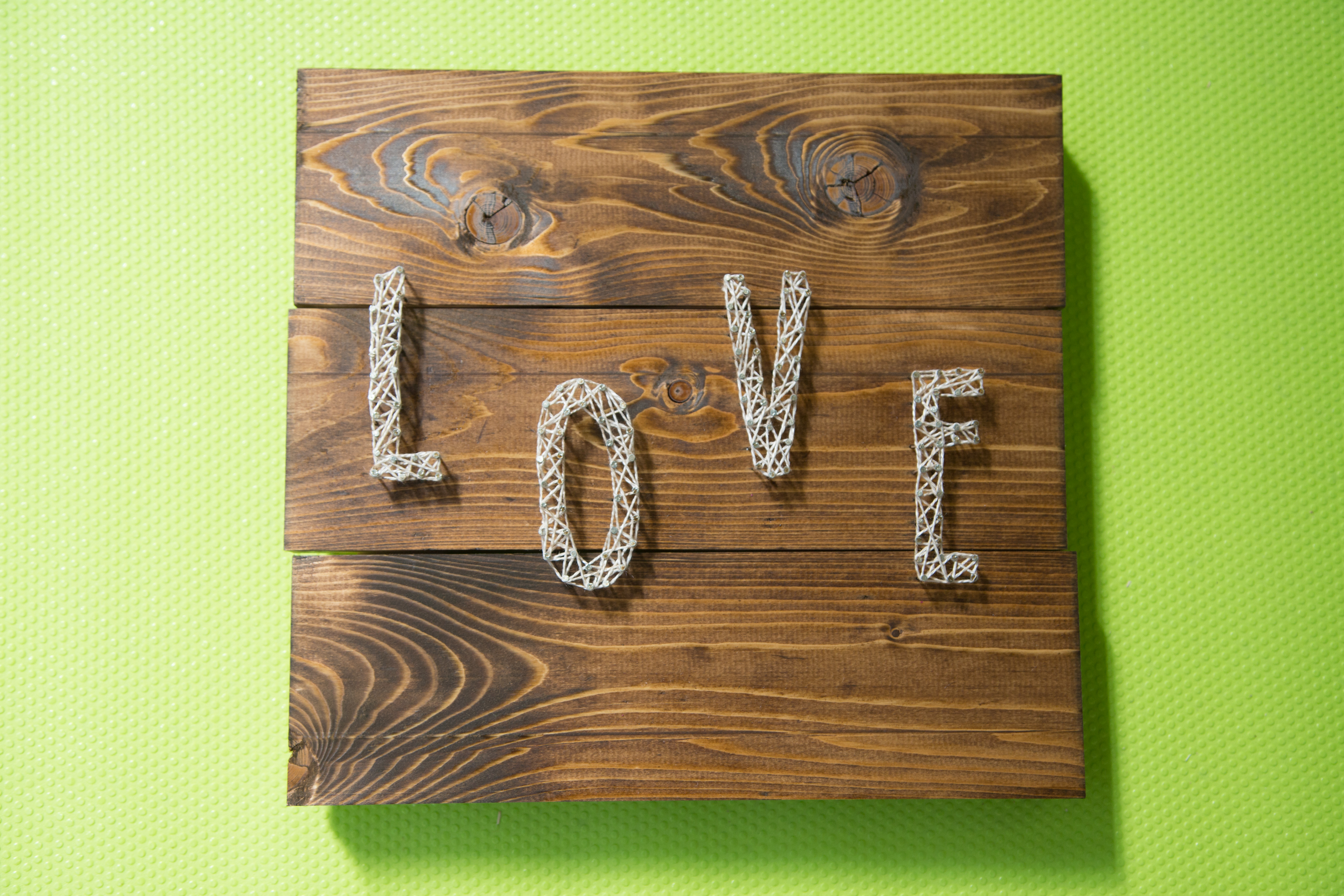 Lettering on wood - Lettering on wood provides a way of adding personal expression, leaving you to choose the words yourself!