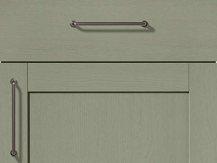 Front 617, Lacklaminat, Holzstruktur Olive