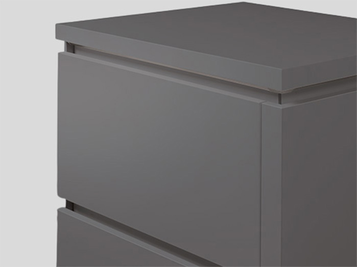  Maniglia. 011, Maniglia a gola (LINE N), Grigio ardesia 