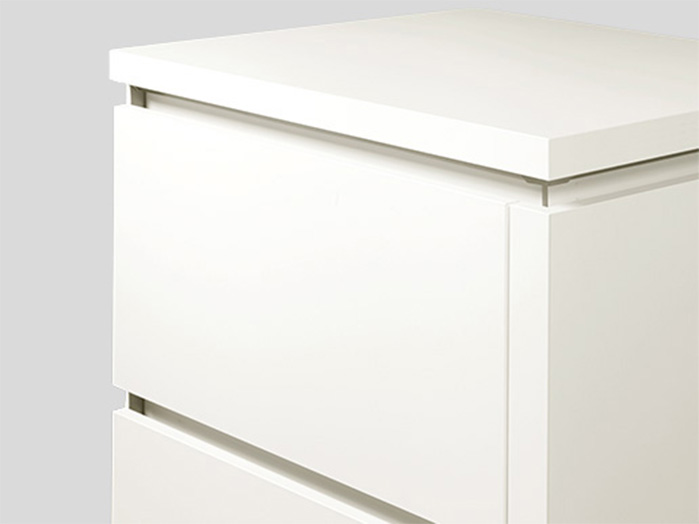  Handle 016, Recessed Handle (LINE N), Alpine white 