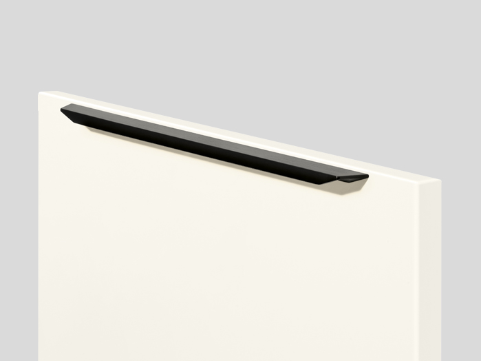  Handle 820, Screw-on bar handle, Black 