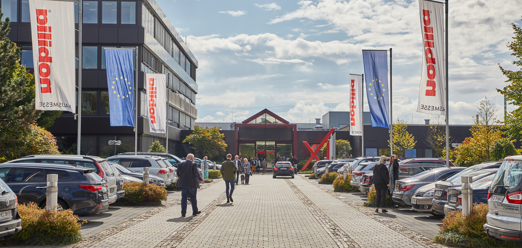 Ausstellung von Küchenkollektion auf der eigenen nobilia Hausmesse 2016.