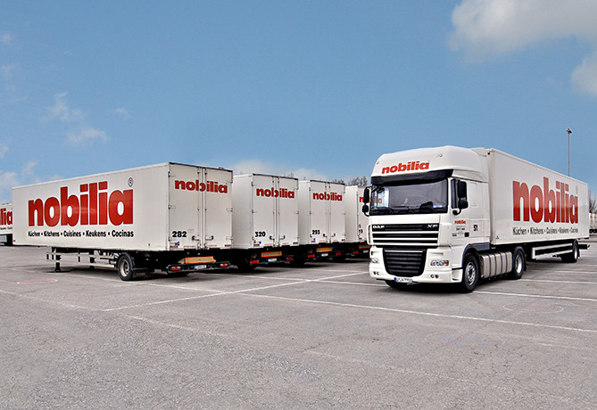 nobilia’s own vehicle fleet