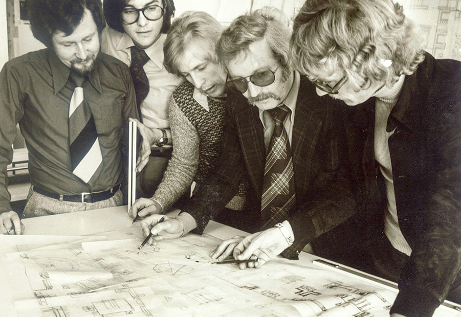 1973: projektowanie wystawy firmowej nobilia