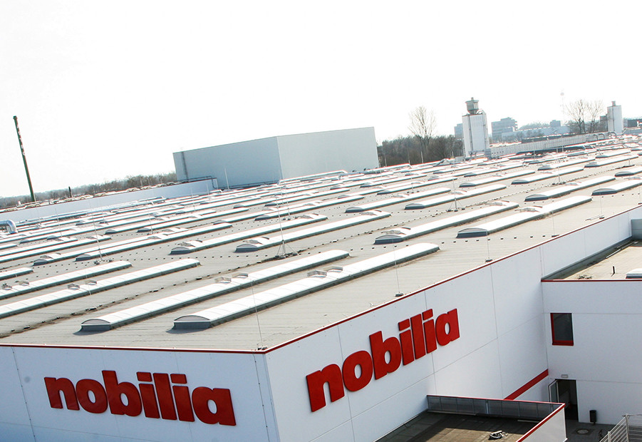 Nobilia aerial photo of production hall