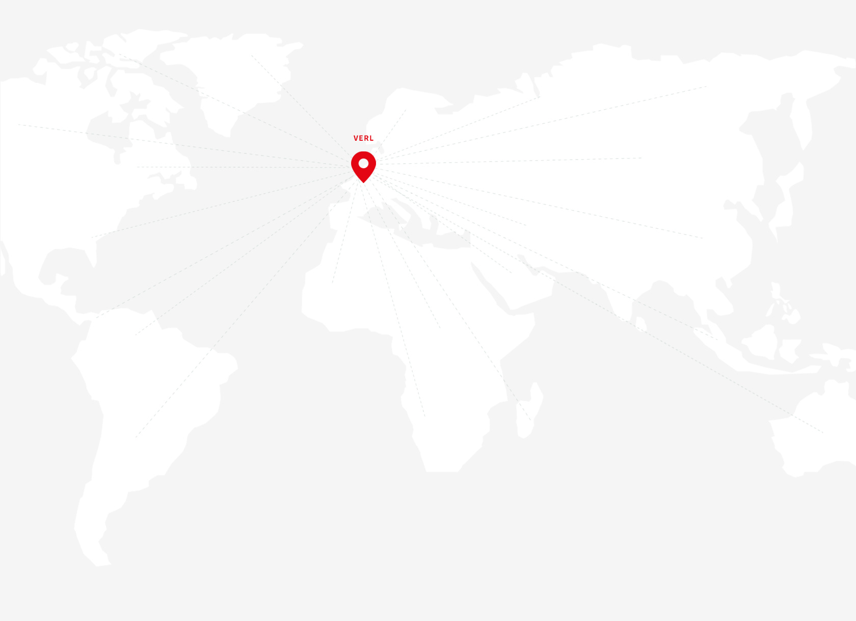 Siedziba nobila Verl na mapie świata