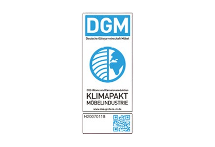 Logo DGM Klimapakt Möbelindustrie