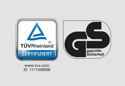Sicurezza certificata TüV Rheinland